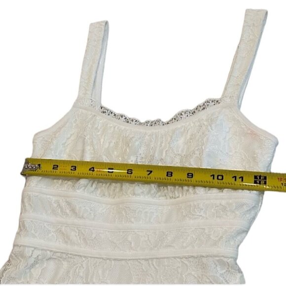 BCX Womens White Lined Pullover Sleeveless Short Fit + Flare Dress Size XXS - Picture 11 of 16